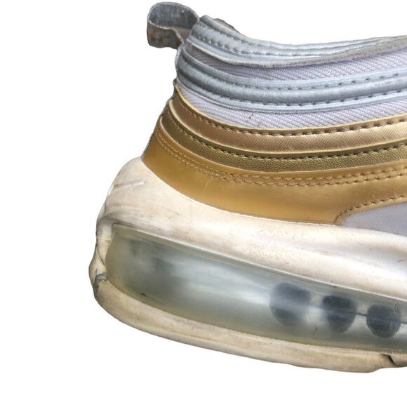 Rare 2018 Nike Air 97 Vast Grey Metallic Gold Size 9 - Picture 12 of 16